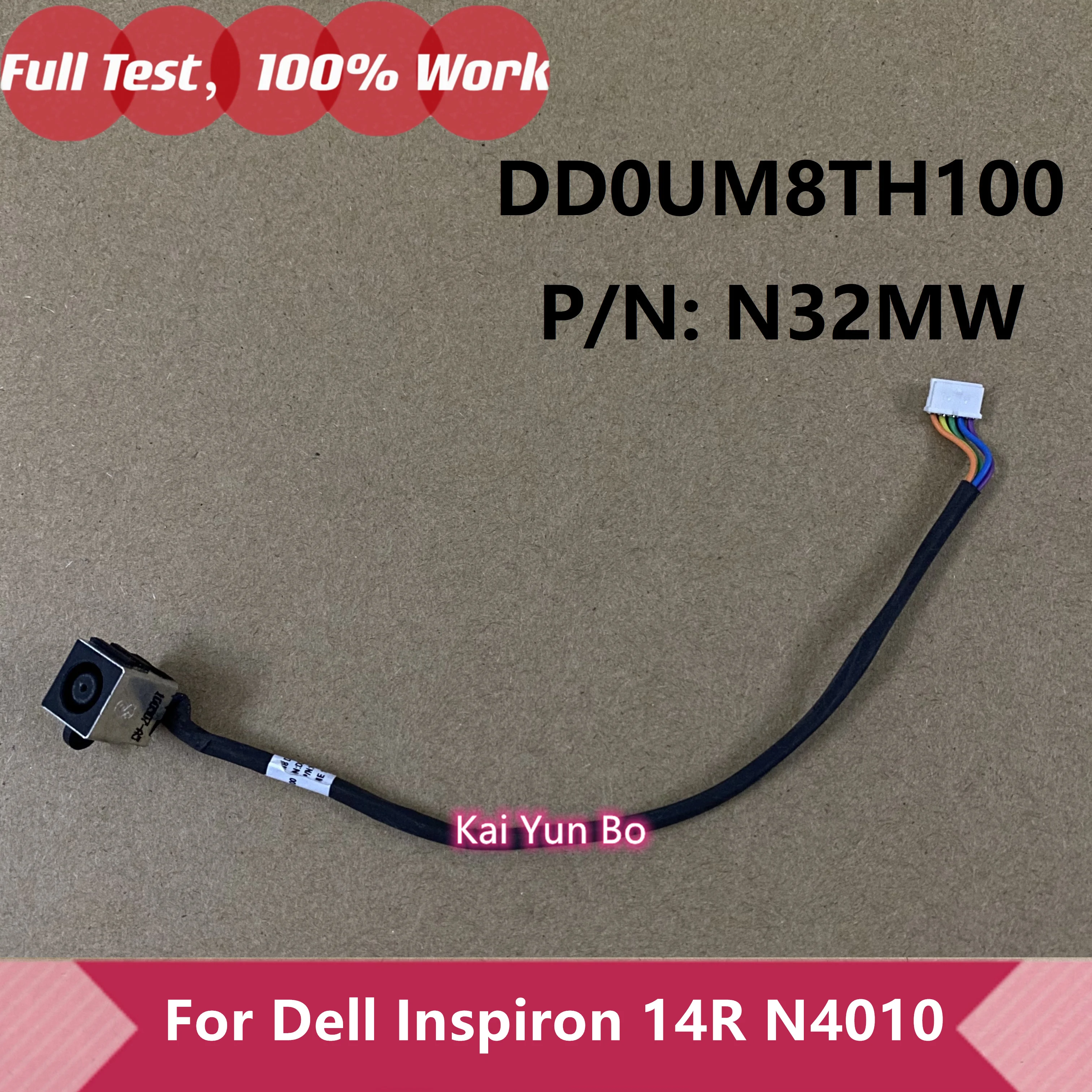 Echt für dell inspiron 14r n4010 laptop ac DC-IN power jack mit kabel dd0um8th100 n32mw 0 n32mw CN-0N32MW