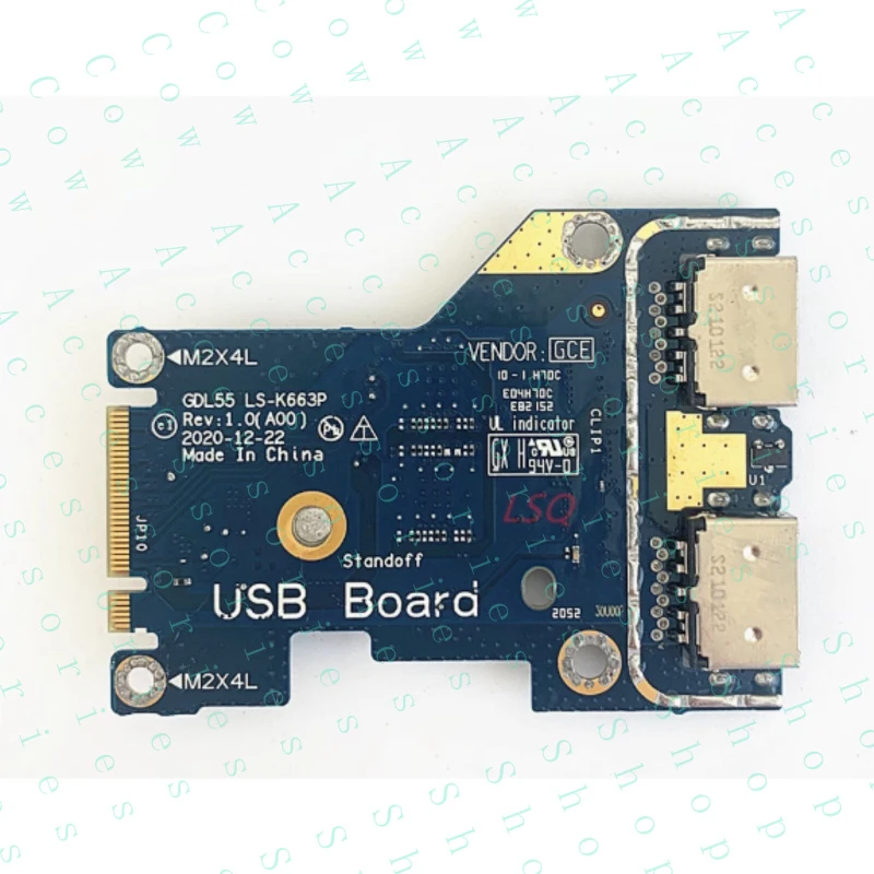 

PP+ NEW Genuine FOR Dell G Series G15 5510 5511 GDL55 USB Board LS-K663P