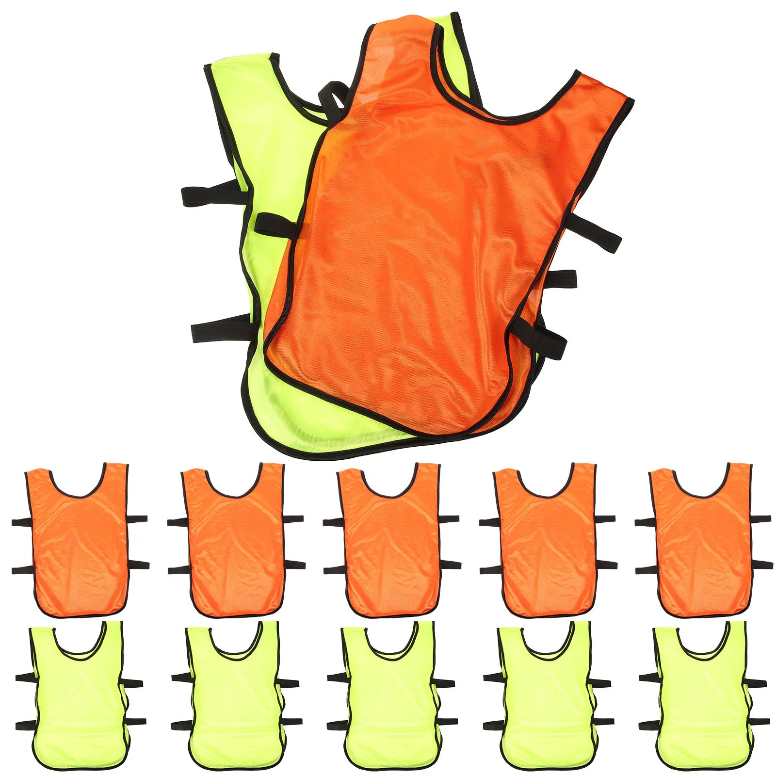 

12Pcs Quick-Drying Soccer Pinnies for Boys Girls Reusable Training Vests Lightweight Comfortable Sports Jerseys for Football