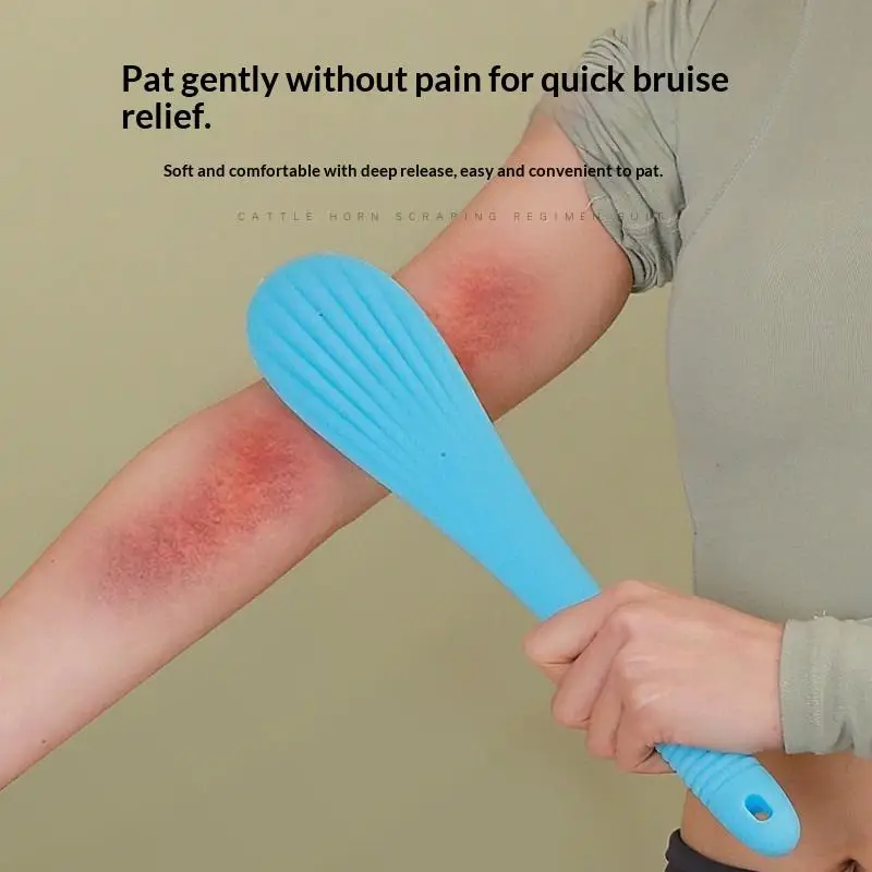 

Massage Paddle Silicone Body Massage Pat Flexible Muscle Relaxer For Relieving Fatigue For Women Men Body Arms Legs Back