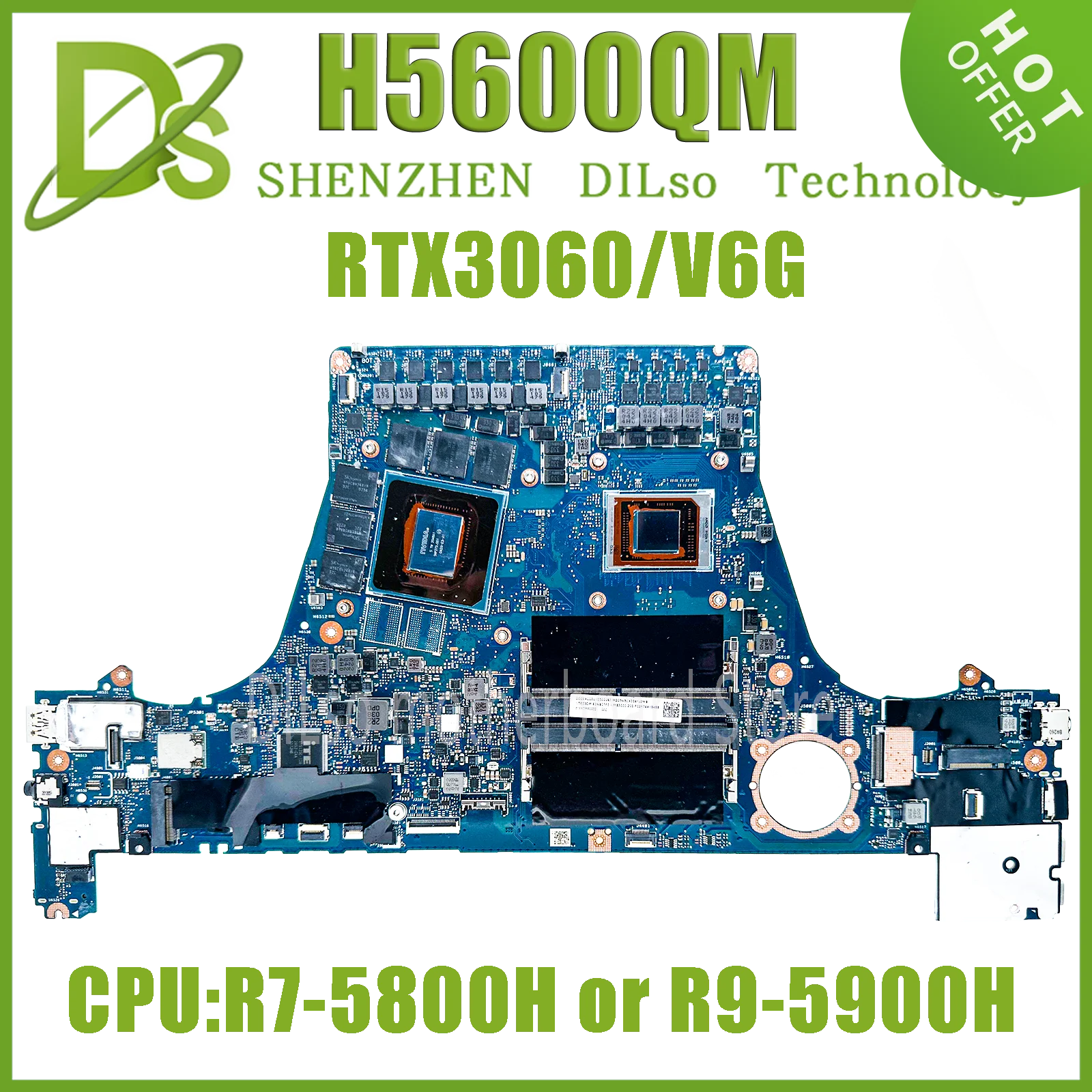 KEFU H5600Q Mainboard For ASUS H5600QM H5600QR HM5600QM HM5600QR JM5600QR JM5600QM Laptop Motherboard R5 R7 R9 RTX3060 RTX3070