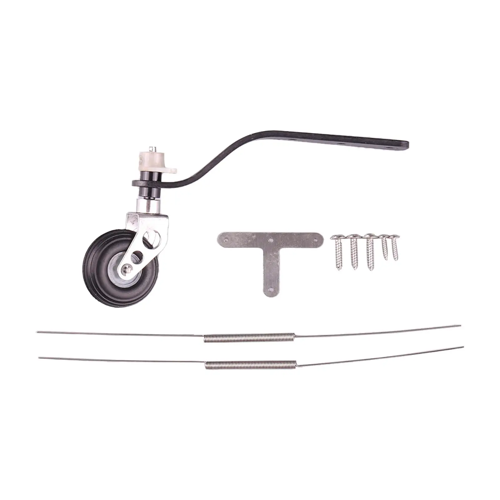 Kit d'assemblage de roue de train d'atterrissage en fibre de carbone, pièces de rechange en PU, 1.25 pouces