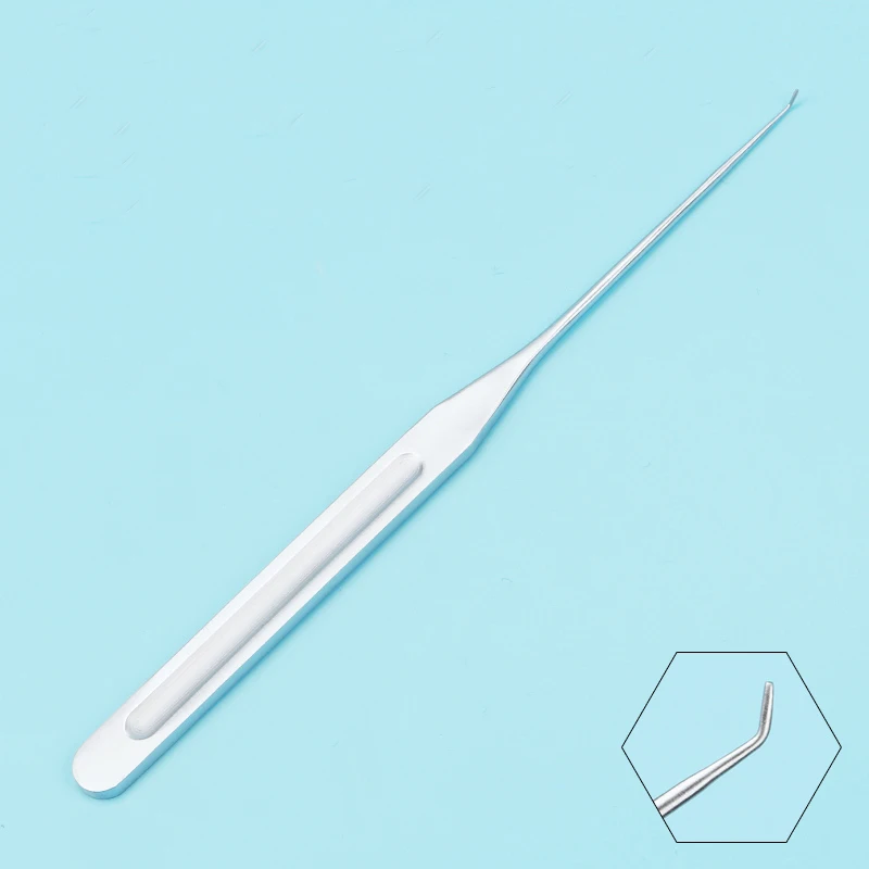 Stainless steel, large V-shaped thread embedding needle, broken thread skin needle, tissue puncture guide needle, facial lifting