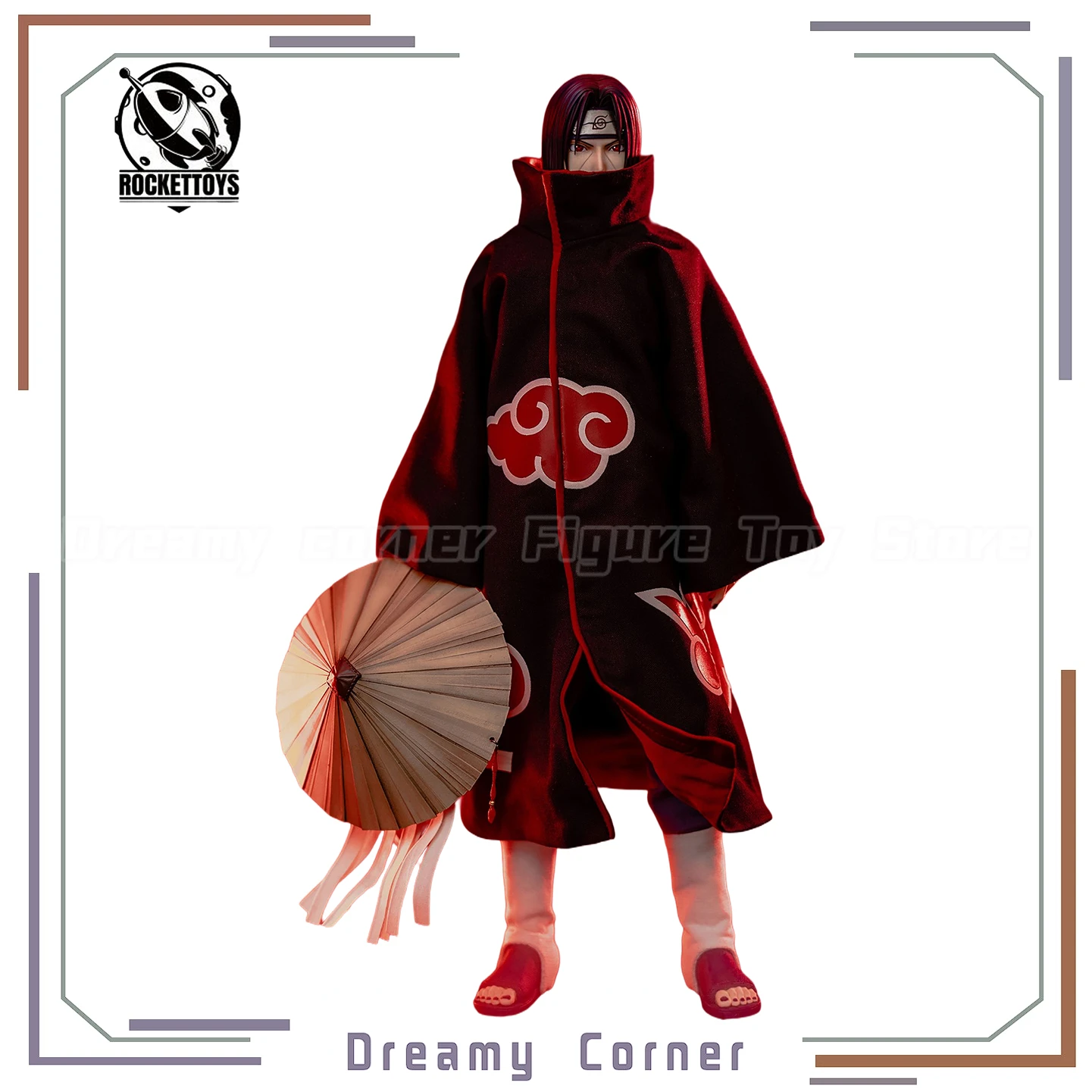 

【In Stock】Original RocketToys ROC-003 NARUTO Shippuden Uchiha Itachi 1/6 Action Figure Collection Model