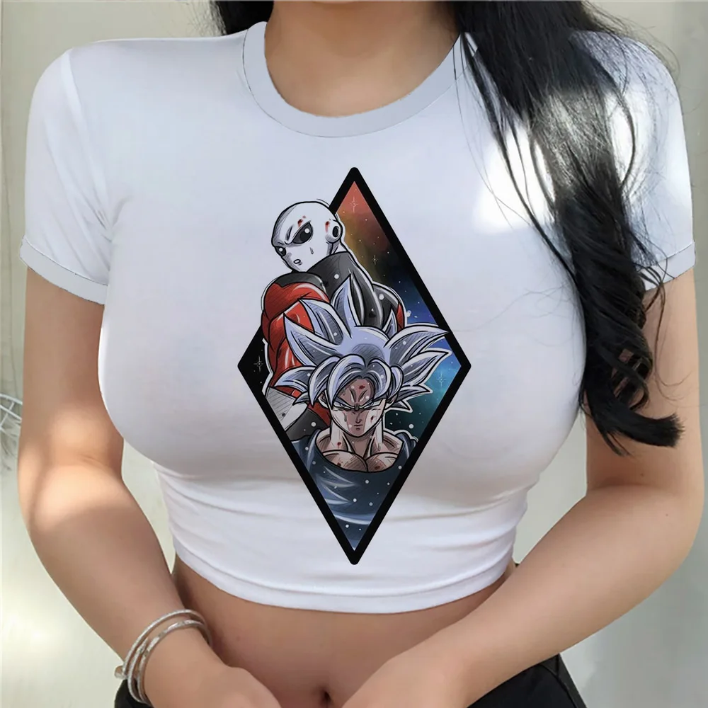 Clothing Top Women Vegeta Kawaii Clothes New Cool Dragon Ball Z Women\'s T-shirts Summer 2024 Y2k Harajuku Fashion Goku T-shirt