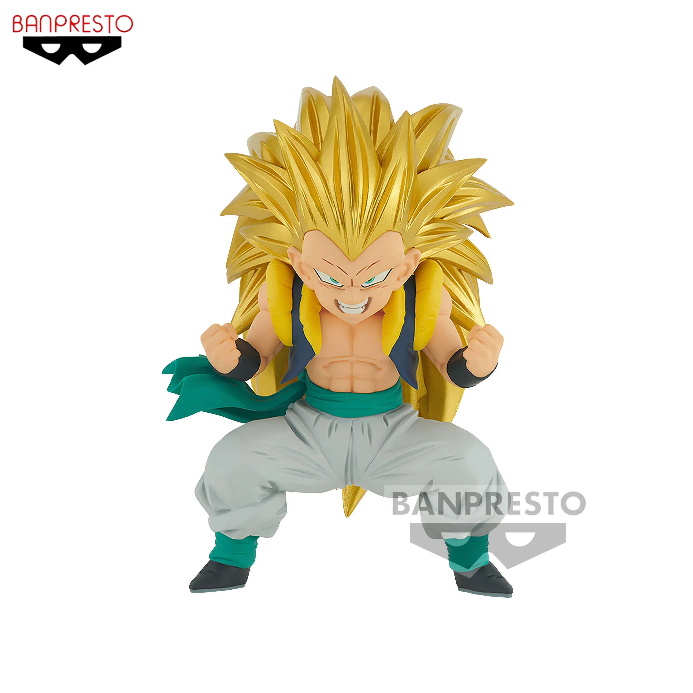 

In Stock Banpresto Dragon Ball Z Gotenks Original Anime Figure Model Doll Action Figures Collection New Toys for Boys Gifts PVC