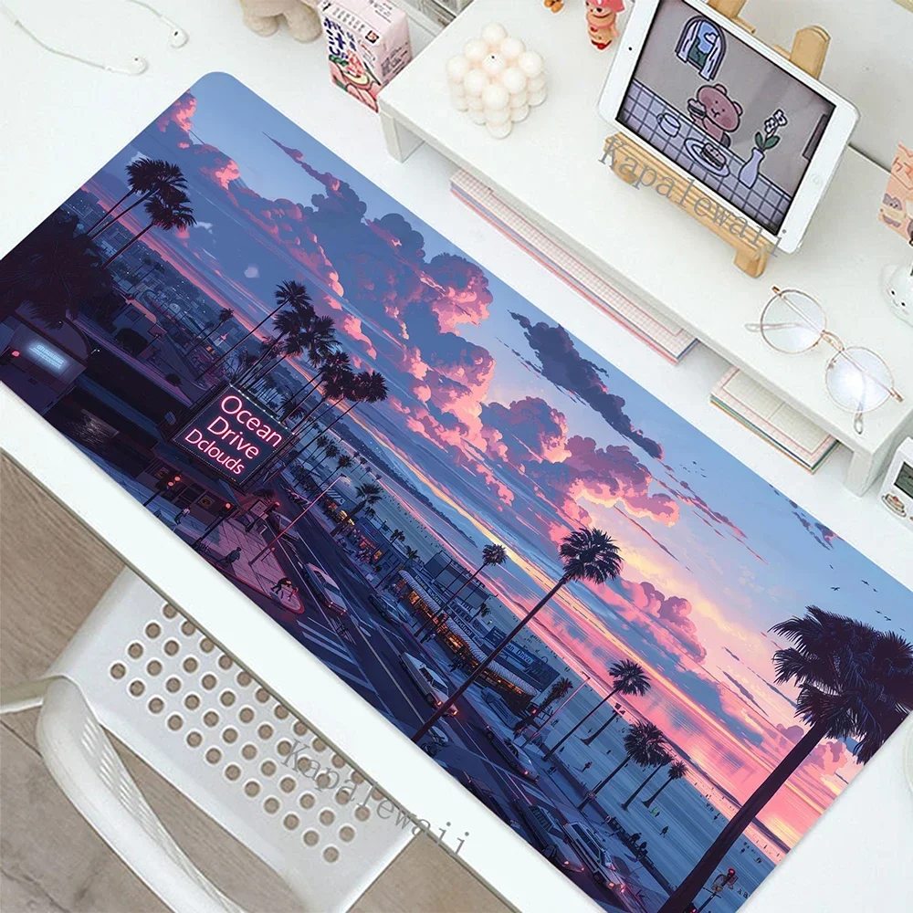 Scenery Art Gaming MousePad XXL Computer Laptop Gamer Extended Mouse Mat Large Anime Mouse Pad 900x400 Keyboard Kawaii Desk Mat