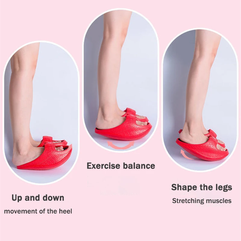 Sports Fitness Balance Training Slippers Stretching Massage Shoes Muscle relaxation Beautiful Legs Women Slimming Swing Shoes