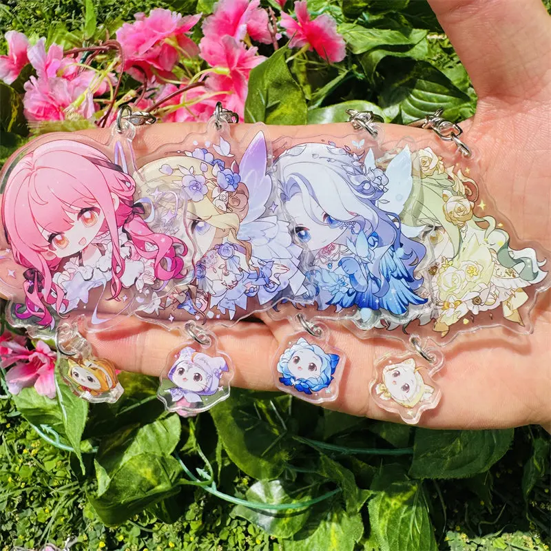 

В наличии бесконечное тепло Kawaii брелок акриловый декоративный рюкзак кулон игровая периферия милые фанаты подарок на день рождения игрушки