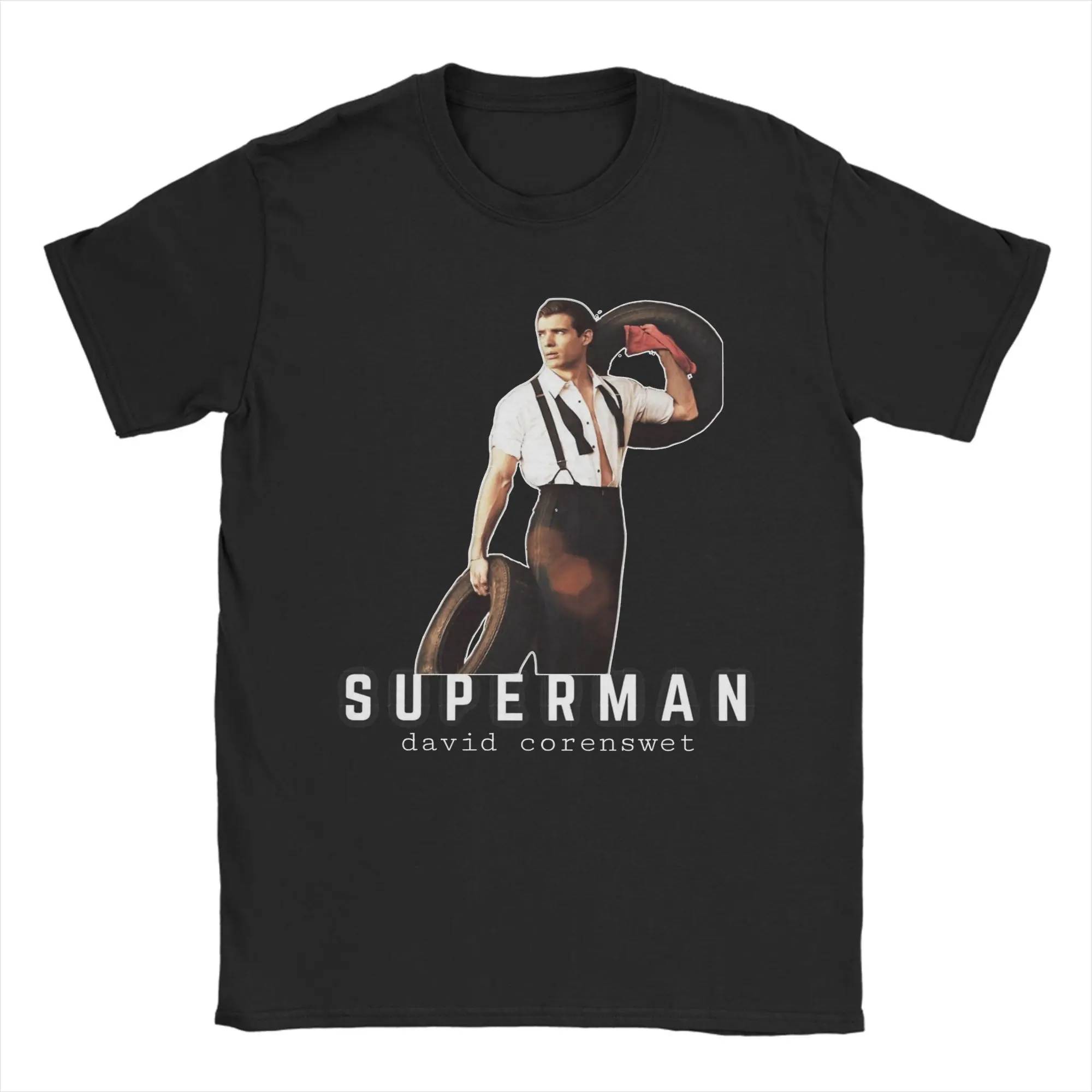 Supermans película 2025 David Corenswet ropa Unisex Camiseta de algodón Camiseta estampada de superhéroe ropa