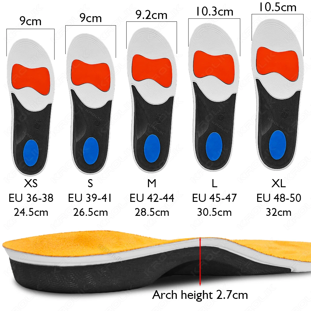 إيفا التهاب اللفافة الأخمصية الجلد المدبوغ نعل العظام الرجال النساء حذاء رياضة أقدام مسطحة لتخفيف الآلام عالية قوس دعم تقويم العظام إدراج وحيد