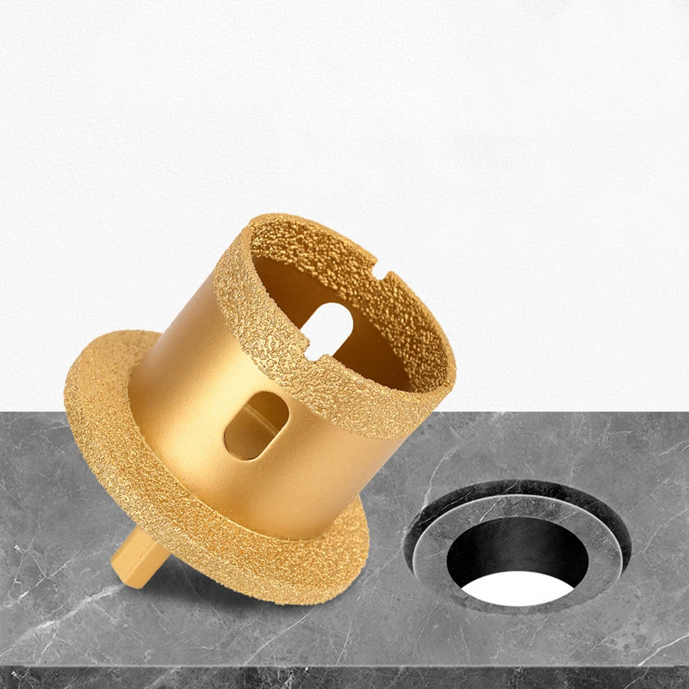 

Core Drill Bit for M14 Thread Angle Grinders 404550mm for Drilling Sinks and Countertops Effective Chip Removal Design