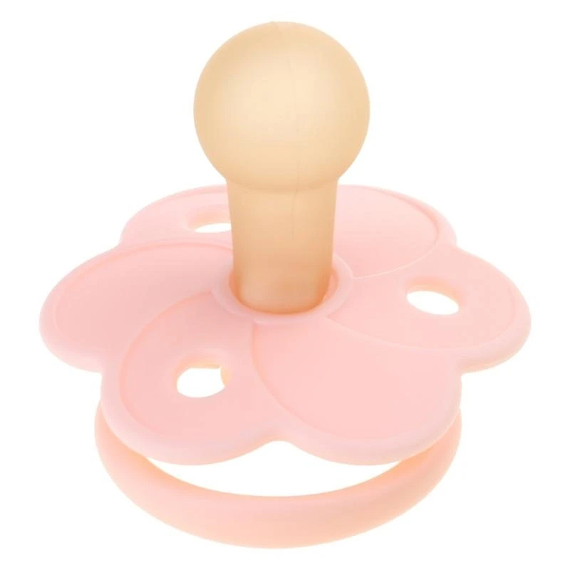 Q1FE Baby Silicone Pacifier Flower Apple Pacifiers Pibs Pacifier for Newborn Infant Baby Girls Boy