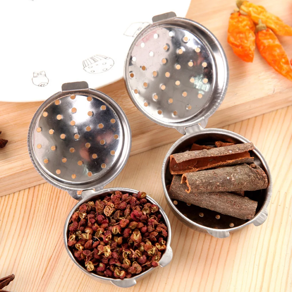 

Stainless Steel Spice Infuser Tea Balls for Cooking Soup Pot Rust Proof Herb Strainer Coffee Filter Reusable Easy Clean