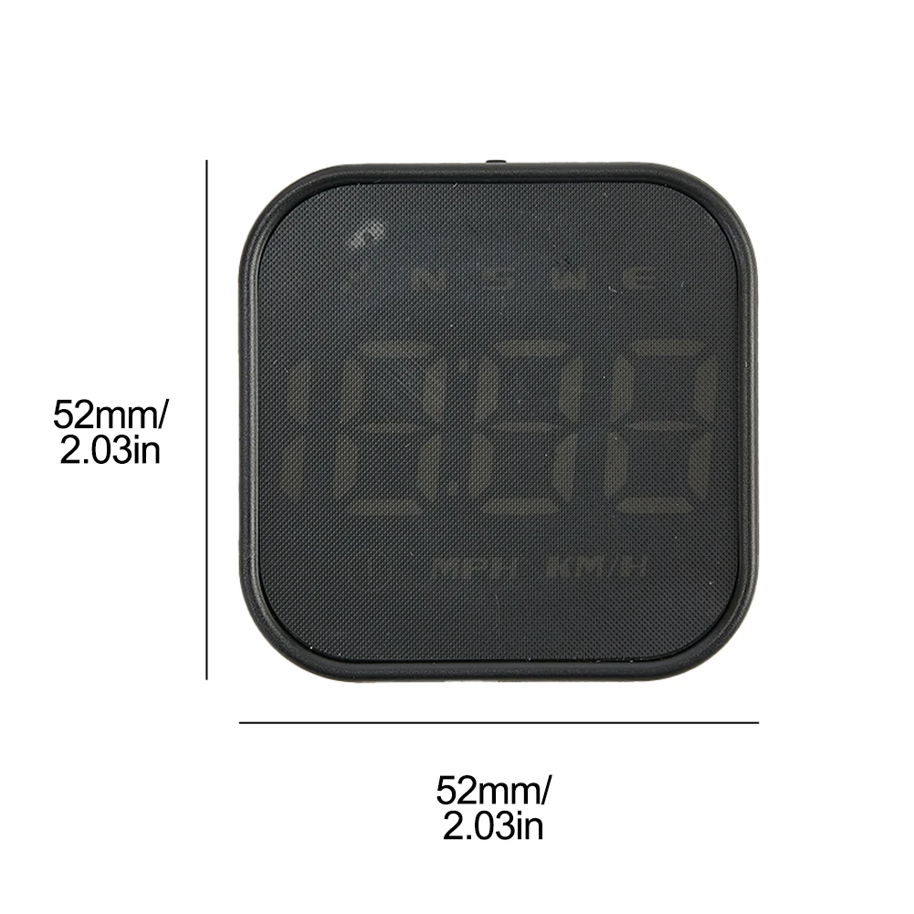 1pc 5V/2A Type-C Car HUD GPS Head Up Display Speedometer Odometer Car Digital Speed KMH/MPH Switch Freely​ Head-up Display