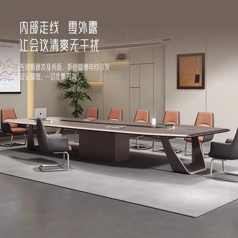 Large Painted Conference Table Simple Modern Office Workbench Meeting Room Table