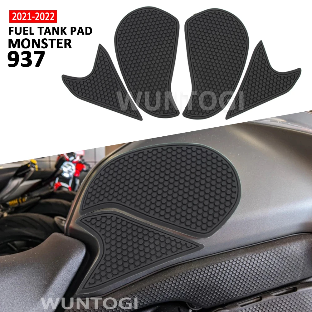 Monster 937 kit de decalque adesivo para motocicleta, protetor de tanque de combustível antiderrapante para ducati monster 937 2021 2022