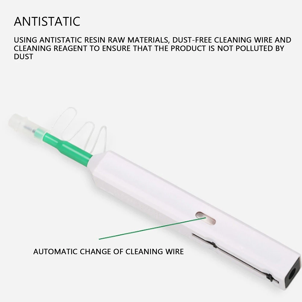 Optical Cleaning Pen with Microfiber Tip for SC ST FC E2000 2.5mm Single Use Design Provides Consistent Cleaning Performance