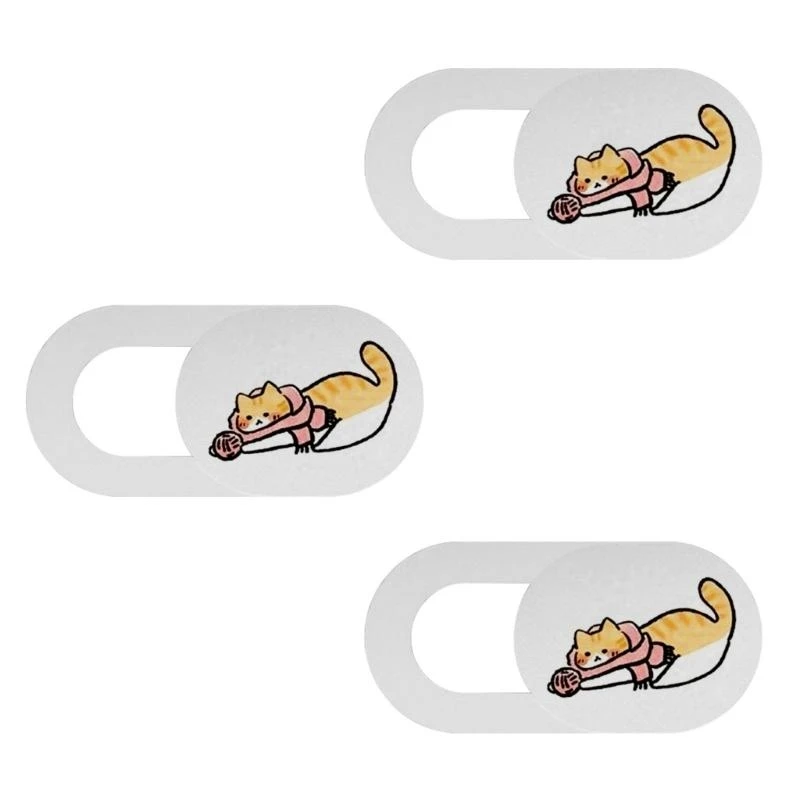 Animal Styles Bloqueador câmera Blocker Webcam Shield for Phones tablets Laptop Oferecendo segurança privacidade e opção