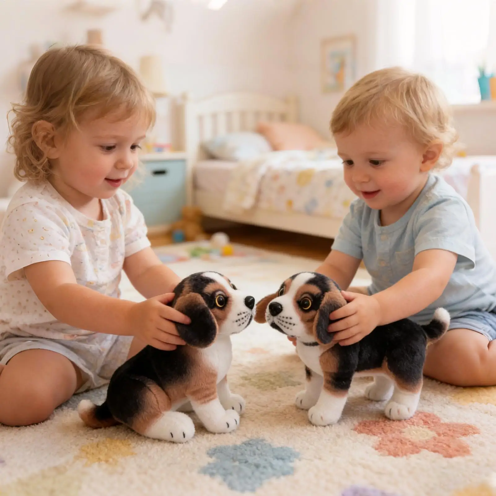 

Мягкая плюшевая игрушка-собака: реалистичный щенок, мягкая игрушка для детей и взрослых, подарок на день рождения, декор для дома, дивана, автомобиля, спальни, уютная игрушка для объятий