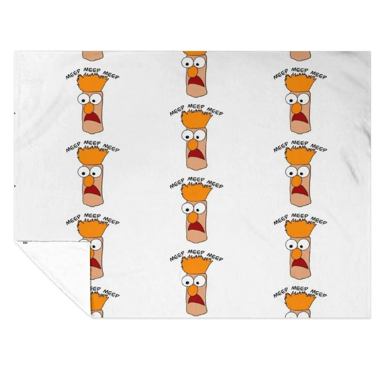 

The Muppets - Beaker Meep Meep Meep Throw Blanket Designers Blankets Sofas Of Decoration bed plaid Shaggy Blankets