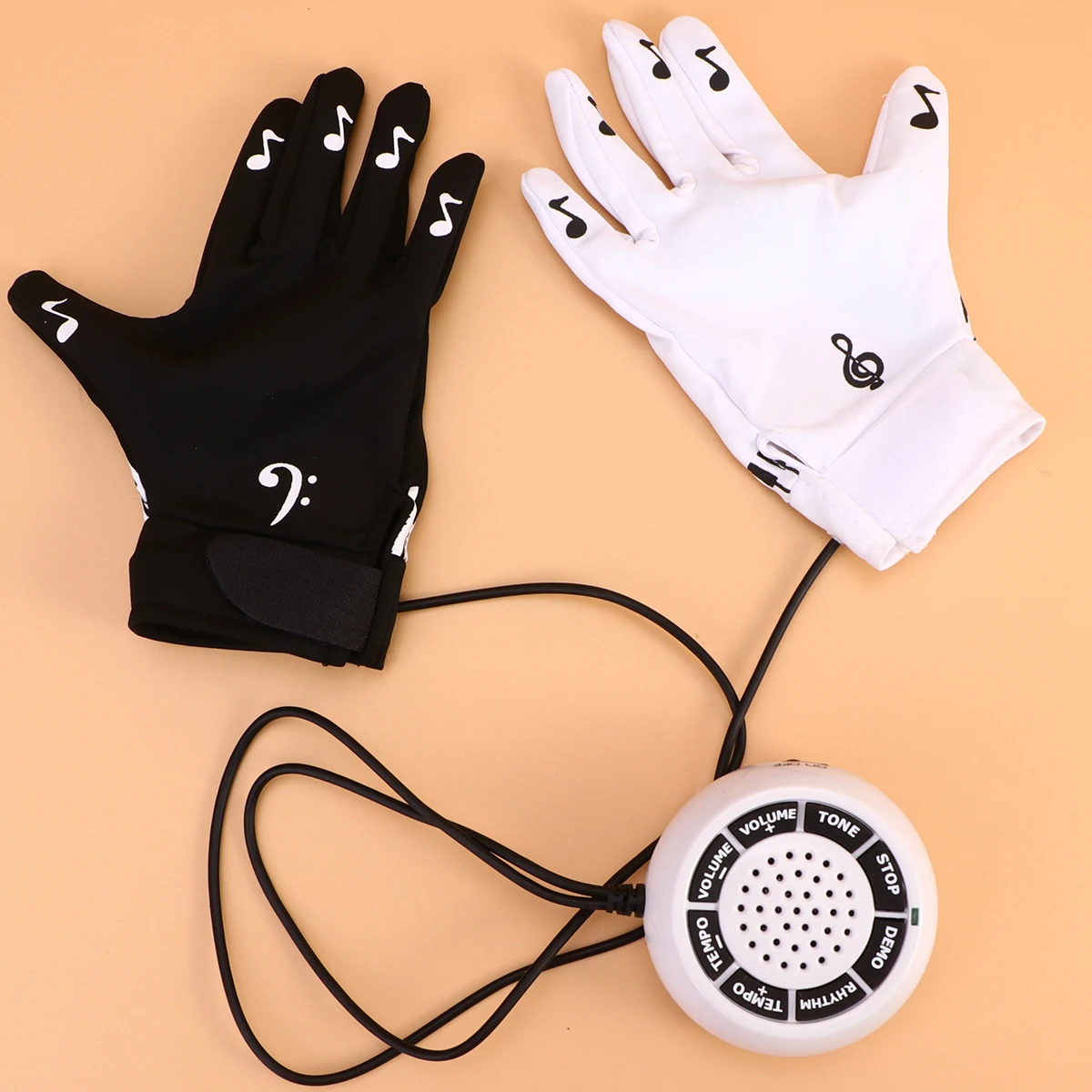 

Electronic Instrument Sounds 20 Rhythms 6 Demo Songs Piano Gloves For Concert Party Rechargeable Fingerless Musical