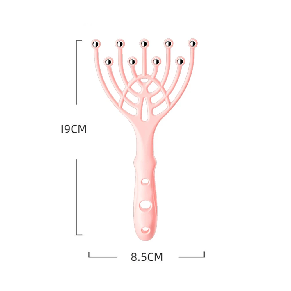 9 Claws Head Massger Streamlined Ball Body Relaxation Scalp Massage Hand Held Hair Relax Spa Health Care Stress Relief