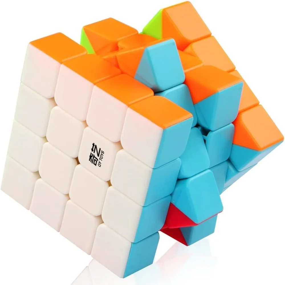 Qiyi Speedcube Stickerless Magic Cube 4x4/5x5/6x6/7x7 Speed Puzzle Cubes Easy Turning 3D Puzzle Cube Games Toy Gift