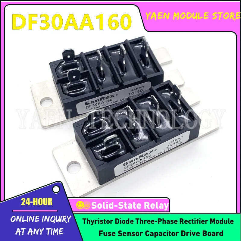 MDS30-16 DF30AA160 DF30AA120 DF20AA160 DF20AA120 6RI30G-160 6RI30G-120 DF30CA160 MDS130-16 MDS200-16 Rectifier bridge module