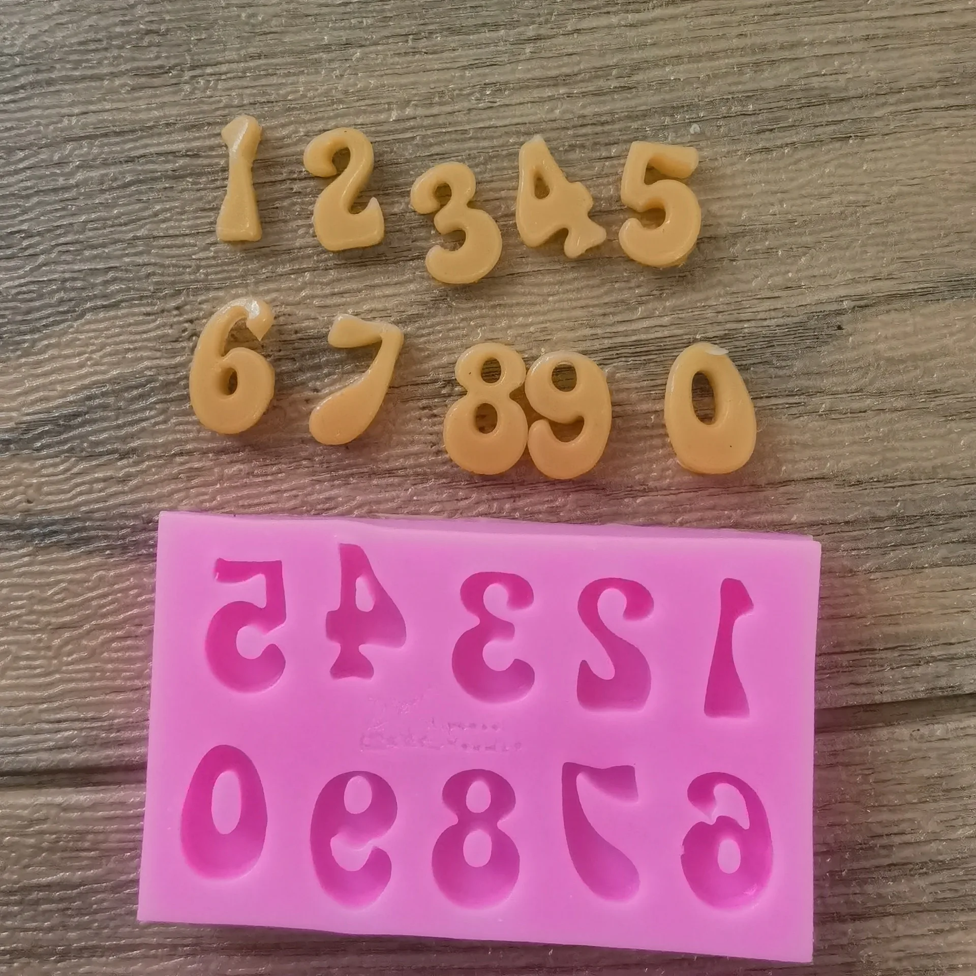 Alphanumeric Silicone Mold Letters Numbers Fondant Chocolate Mold Cake Decorating Baking Tools Kitchen Gadgets Accessories