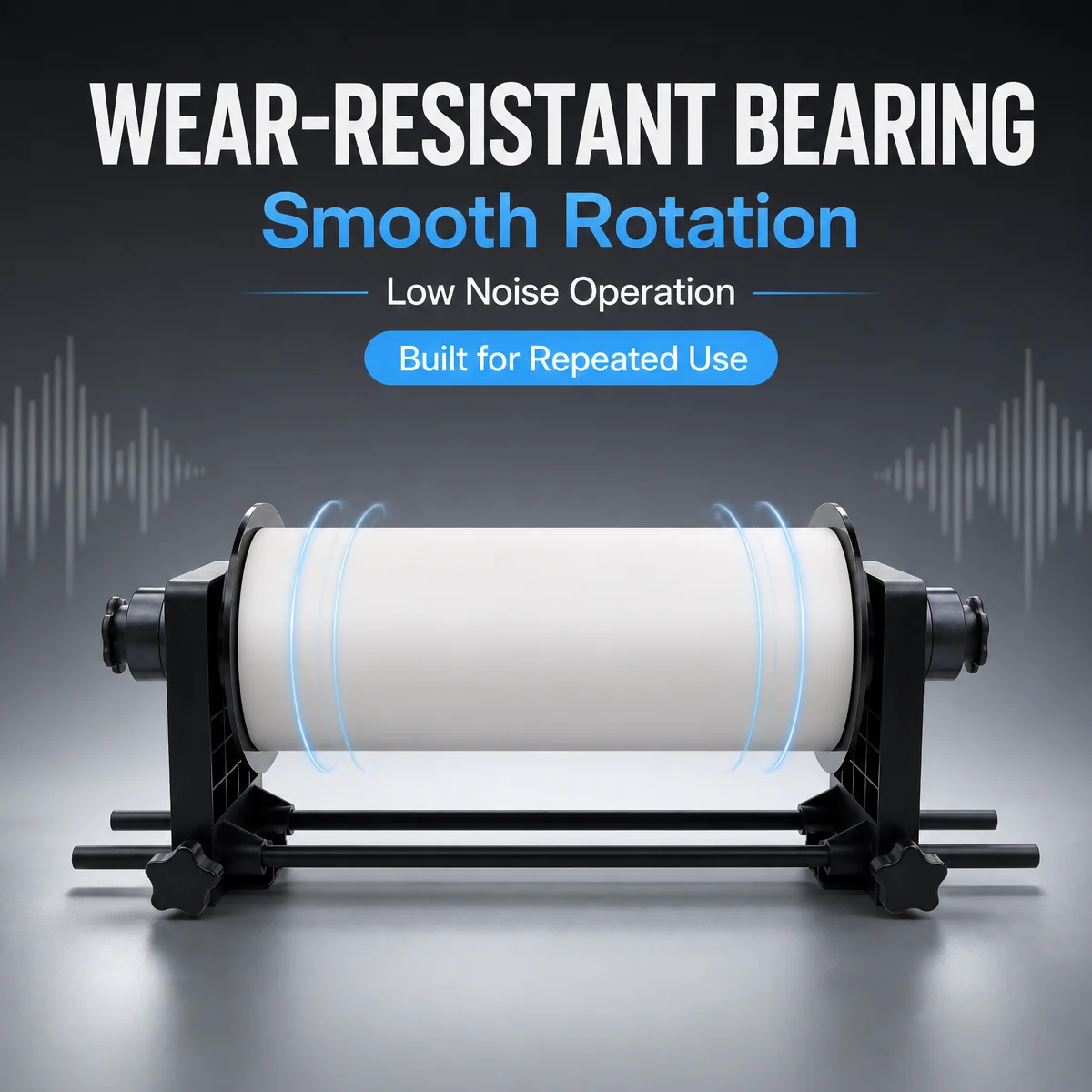 DTF Film Roll Bracket Holder Anti-Walk Guide Plate Smooth Rolling Stable Placement Max 40cm 15.75