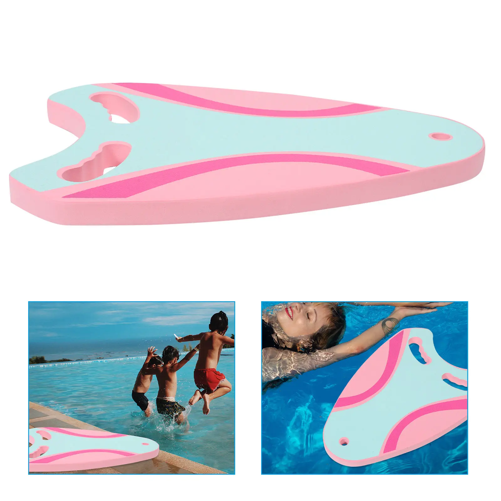 

Доска для плавания из пены EVA, плавучая доска для начинающих, детей и взрослых, тренажер для плавания, для упражнений в бассейне, синяя, розовая, плавучая