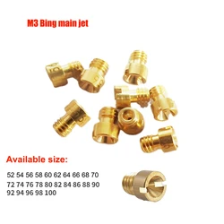M3 Bing Main Jet gr Spray Nozzle Carburetor Nozzle Main Jets For YY50QT-8 LF50QT8A X1 LJ50QT-E Carburettor Gicleur Carburador