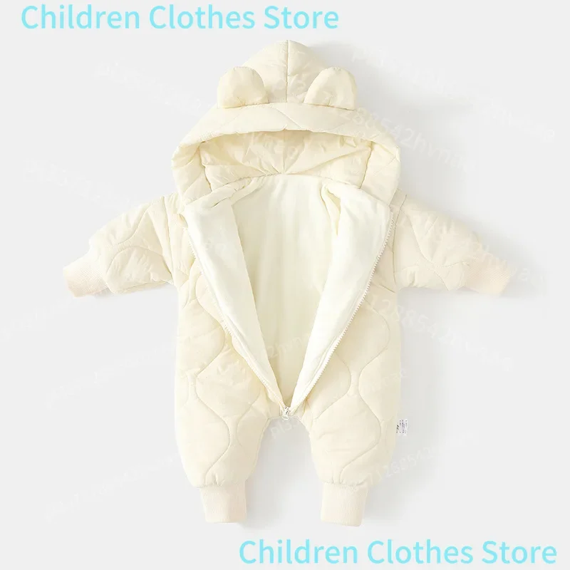 ﻿   الشتاء الطفل أبلى الملابس الفراء بطانة الدافئة طفل الفتاة الصبي الكرتون الدب الرضع بذلة