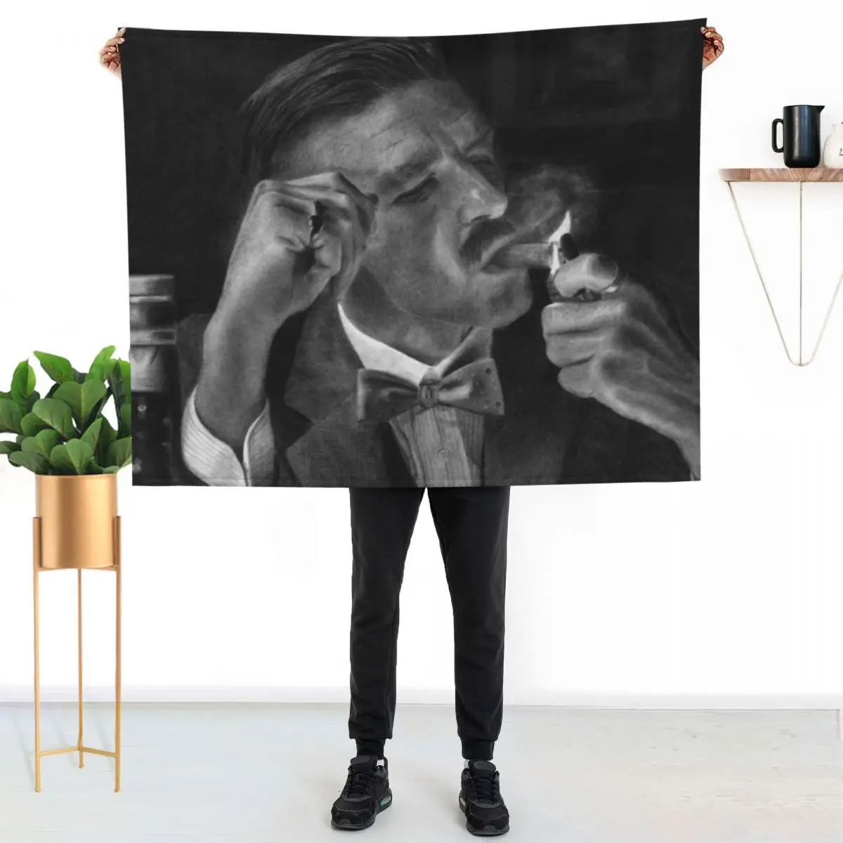 Arthur Shelby Throw Blanket bed plaid Moving Sofa Soft Beds Sofas Soft Plush Plaid Blankets