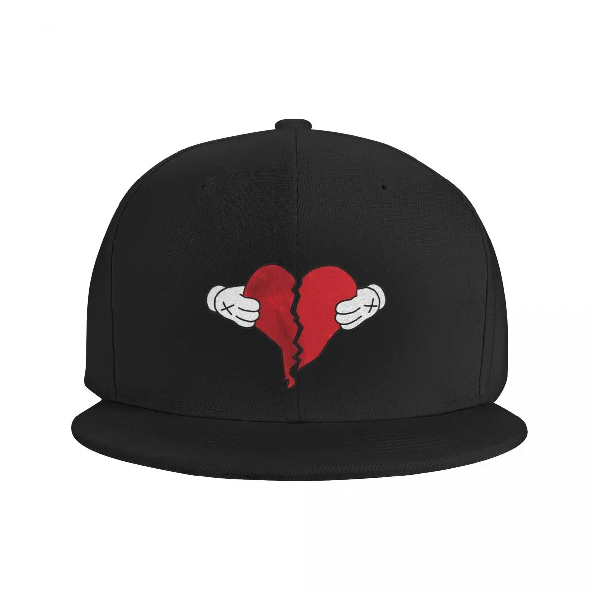 808s And Heartbreak Kanye West Baseball Hats Unisex Hand and Broken Heart Hip Hop Snapback Cap Hip Hop Adjustable Cap Summer