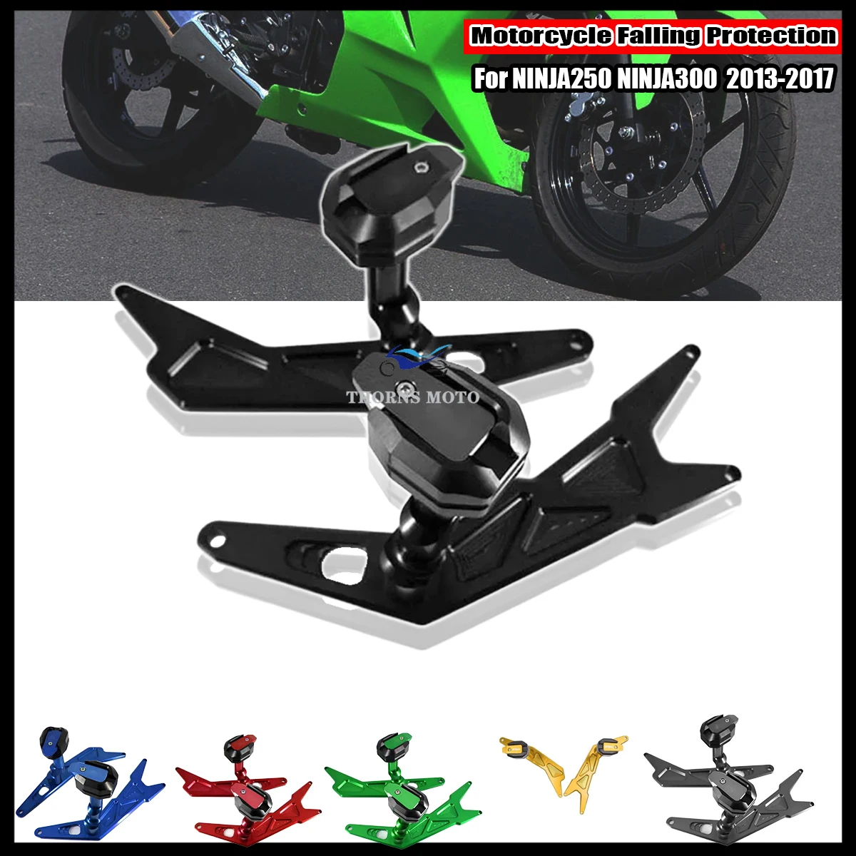 

Защитная рамка для мотоцикла, слайдер, обтекатель, защита от ударов, защита для NINJA 250 NINJA 300 NINJA 250 300 2013-2016