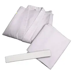 White Collar Karate Uniform Dobok Adult Children Breathable Taekwondo WTF Approved Good Fabric Jodo clothes dobok kimono sets