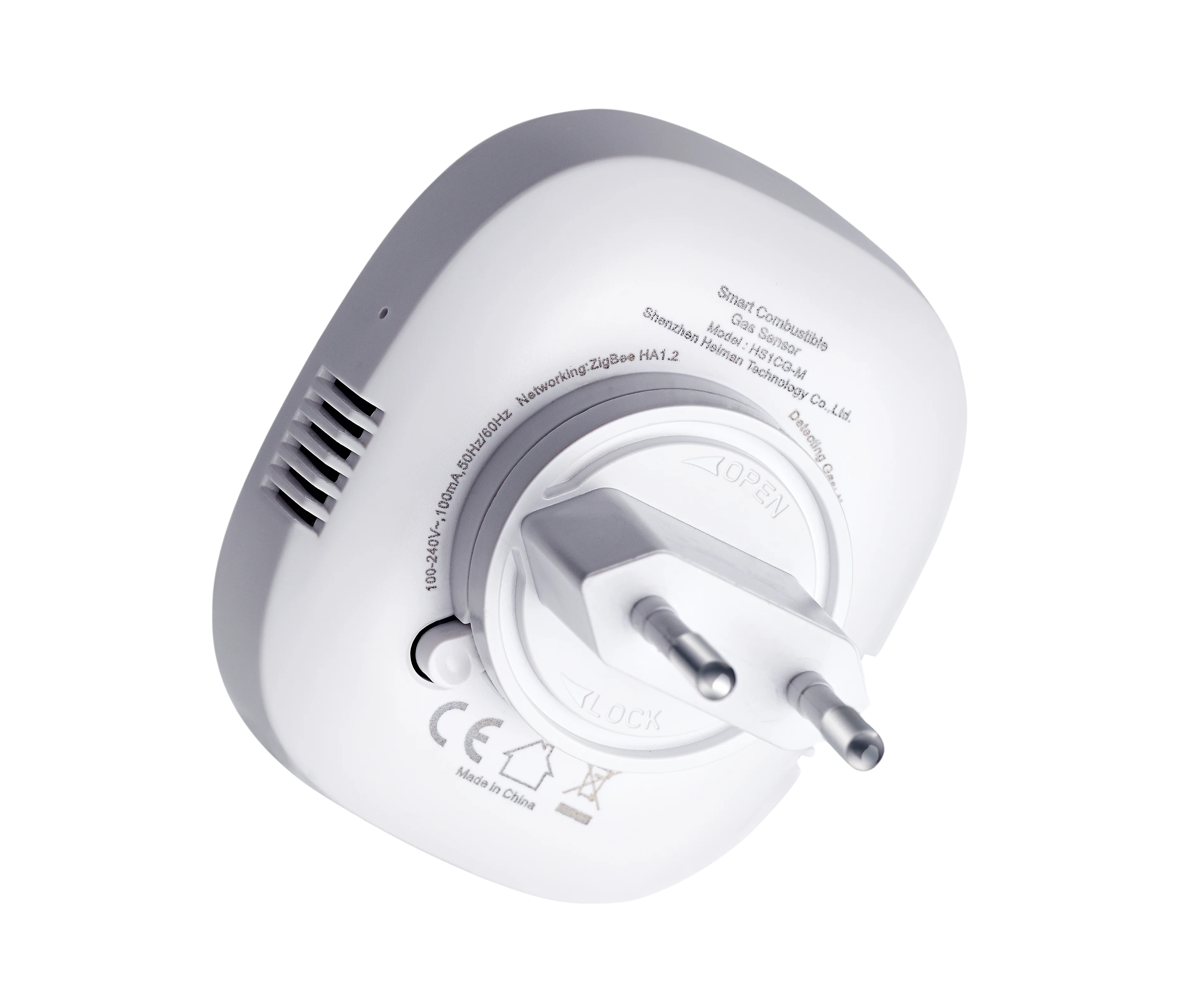 Heiman Tuya Zigbee3.0 Combustible CH4 LPG Gas Detection Alarm Working with SmartThing,Ziptao,Conbee Zigbee Gateway