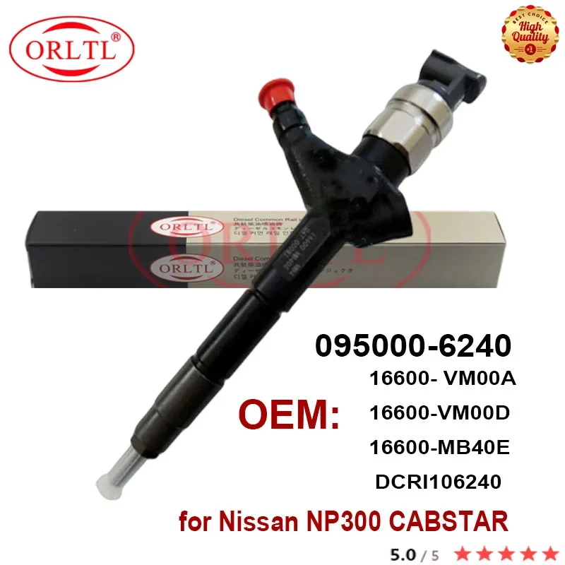 

095000-6240 DIESEL INJECTOR 095000-6241 COMMON RAIL SPRAYER NOZZLE 16600-VM00D for NISSAN NAVARA D22 2.5L YD25 MOTOR 16600-VM00A