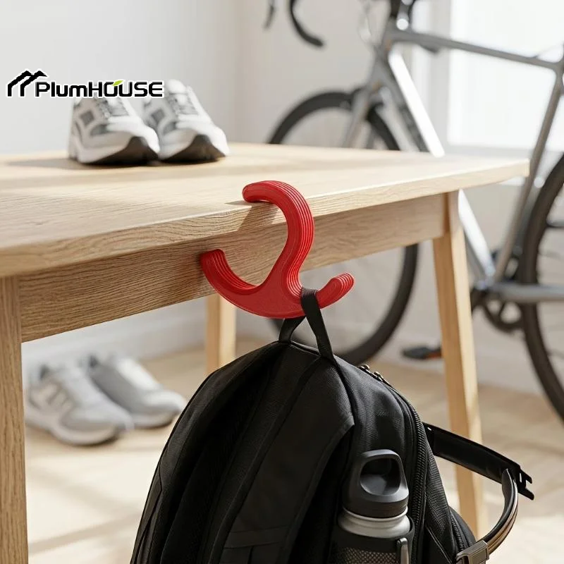 Desk Hanger C-Shaped Table Edge Bag Hook Anti-Slip Desk Side Organizer For Backpack Handbag Headphones Kitchen Items