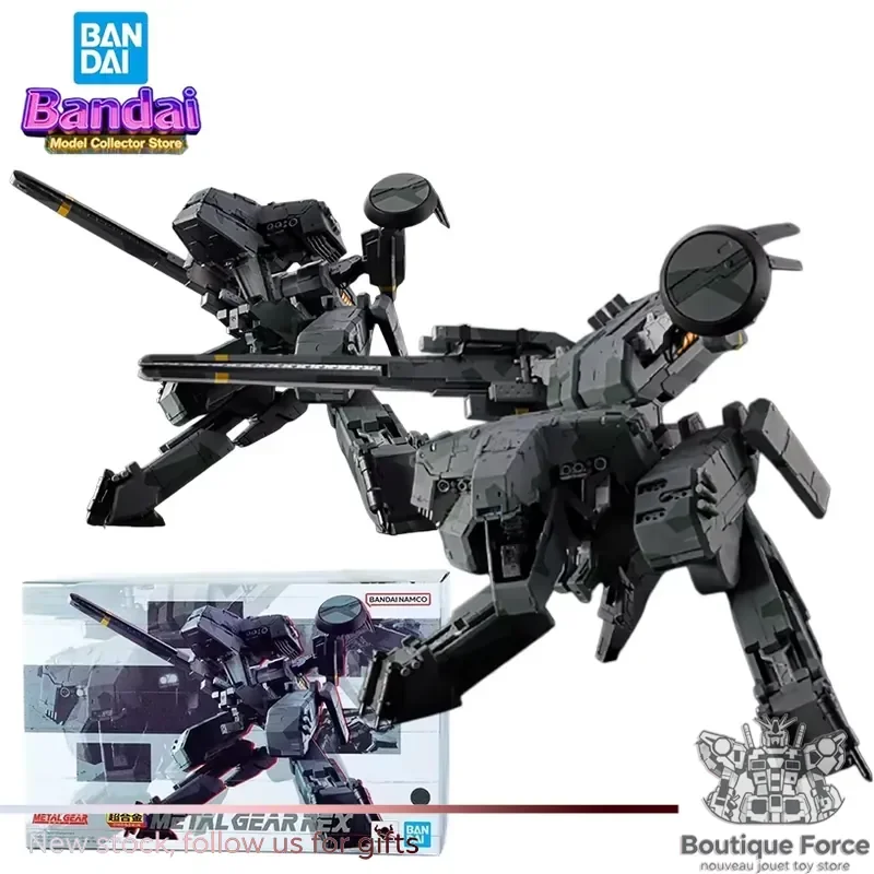 

Bandai Metal Gear Solid REX Action Figure Chogokin Alloy Robot Model Anime Toy Collectible with Original Box In Stock