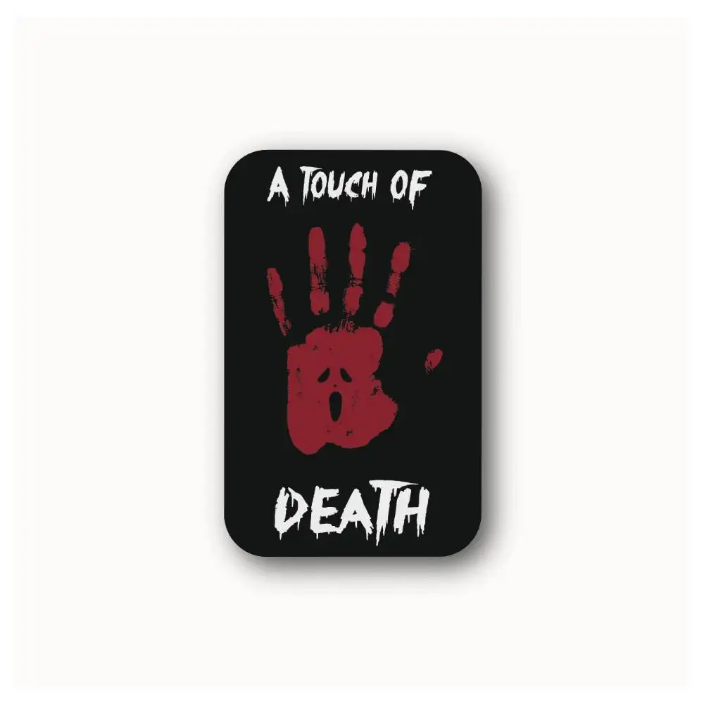A Touch Of Death Waterproof Stickers For Decorating Car Windows Motorcycles And Computers.