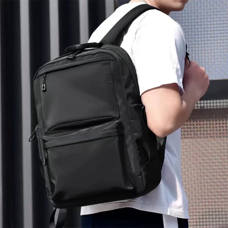 Outdoor Casual Backpack Men 16inch Laptop Bag Unisex Notebook Backpacks Simple College School Bags For Men University Schoolbag