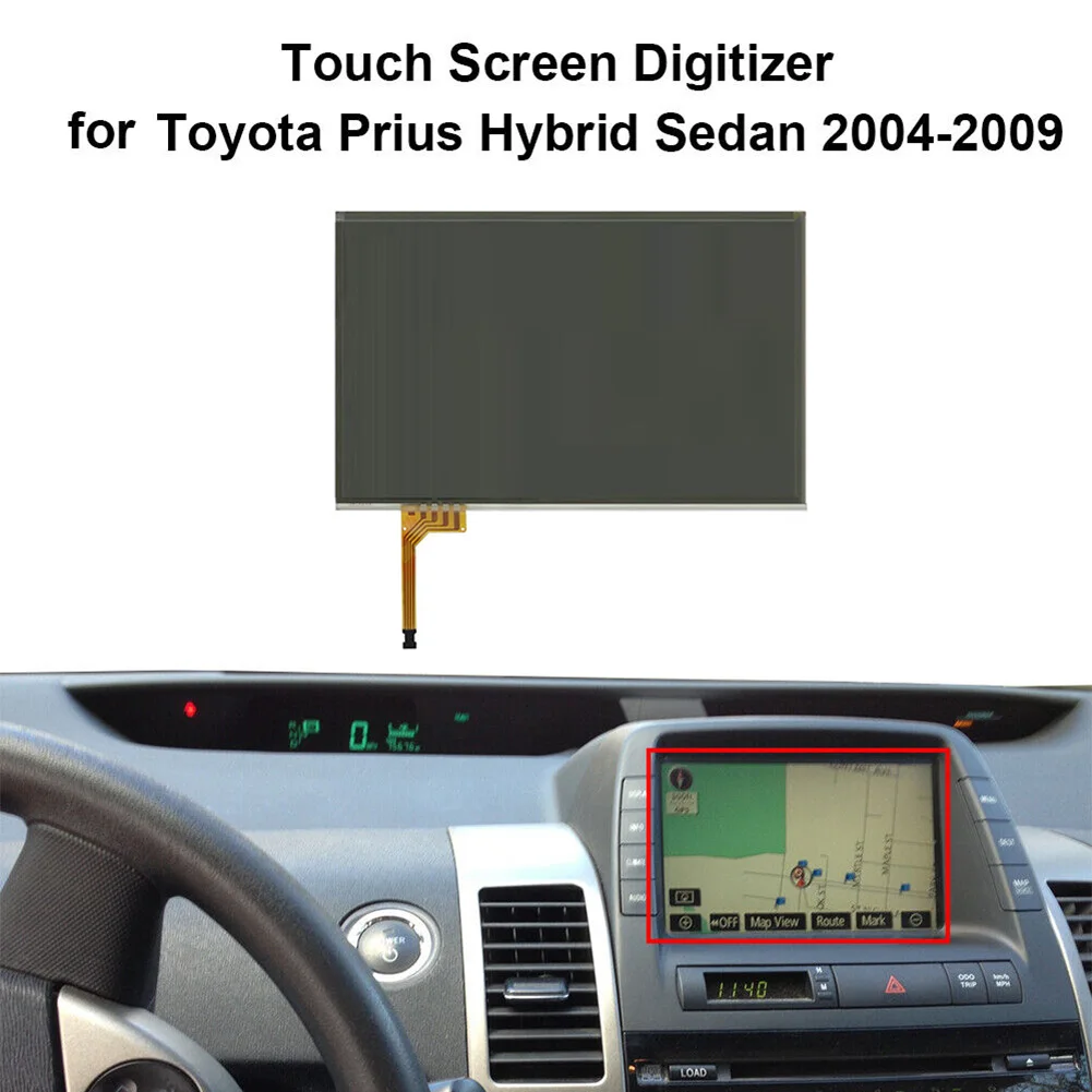 7.3 Inch Touch-Screen Digitizer Hot Sale 04-09 LTA070B510F, LTA070B511F 4-Pin 5V Replacement For Toyota For Prius Sedan