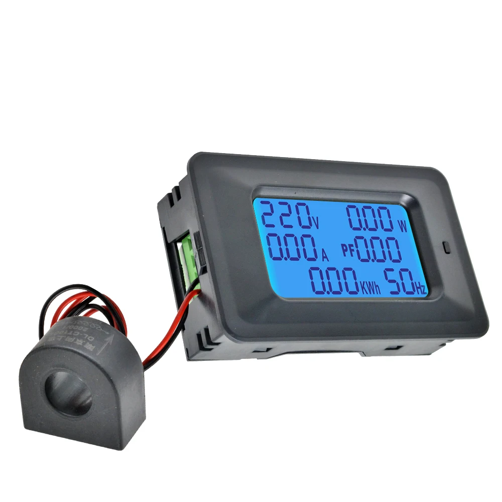 AC110-250V 20A 100A LCD digital voltmeter ammeter Power tester Energy meter ampere-volt Watt meter Tester Detector