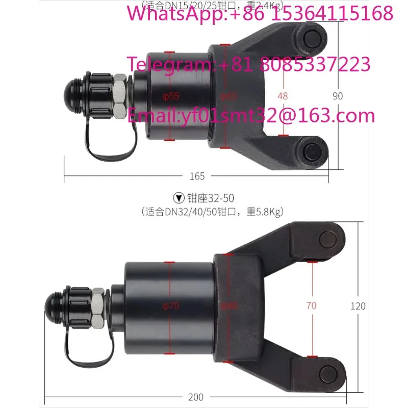 Manual Hydraulic Crimping Pliers Thin Wall Stainless Steel Pipe Clamp Tool Double Extrusion Fitting For Electric Water Pipe