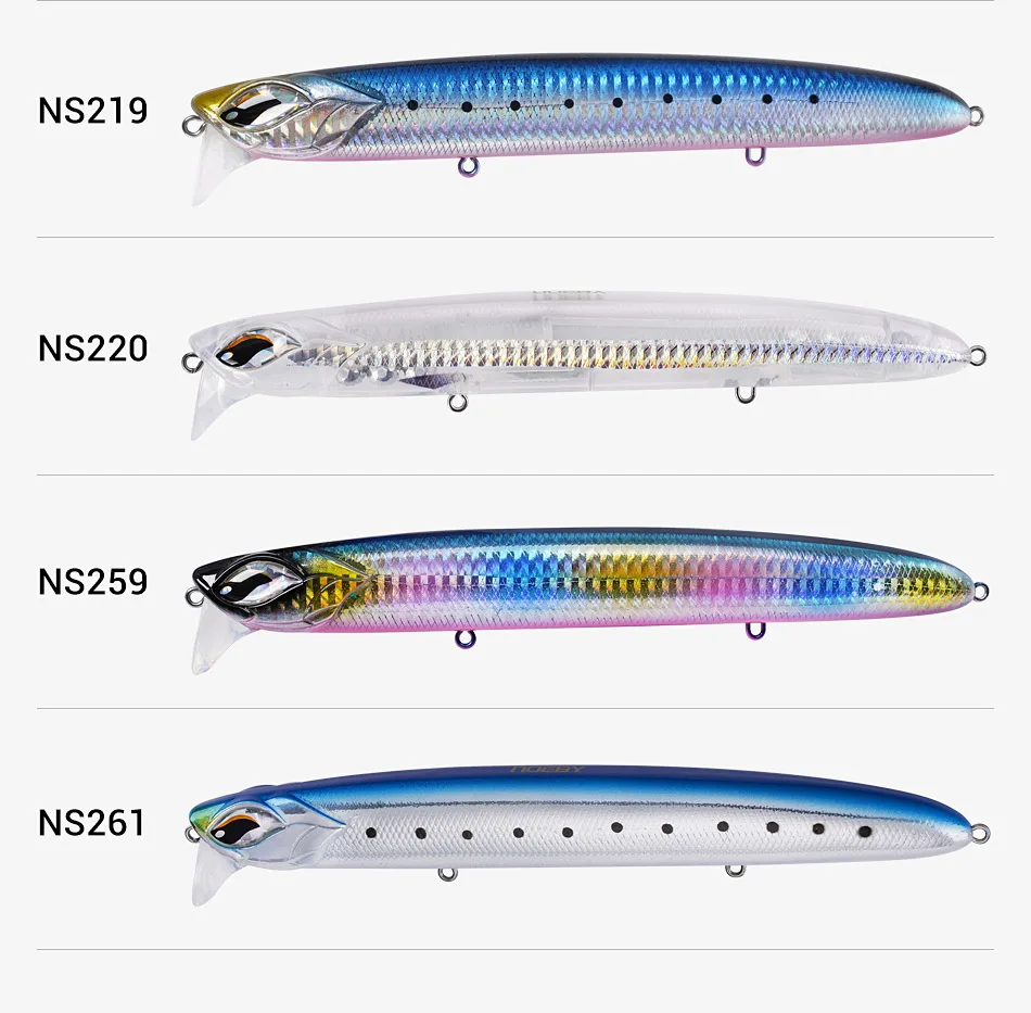 Noeby Flacher Tauchköder 177 mm, 44,5 g schwimmende Minnow-Angelköder, hoher Auftrieb, Oberflächenschicht, harte Köder, Angelgerät – Detail 9