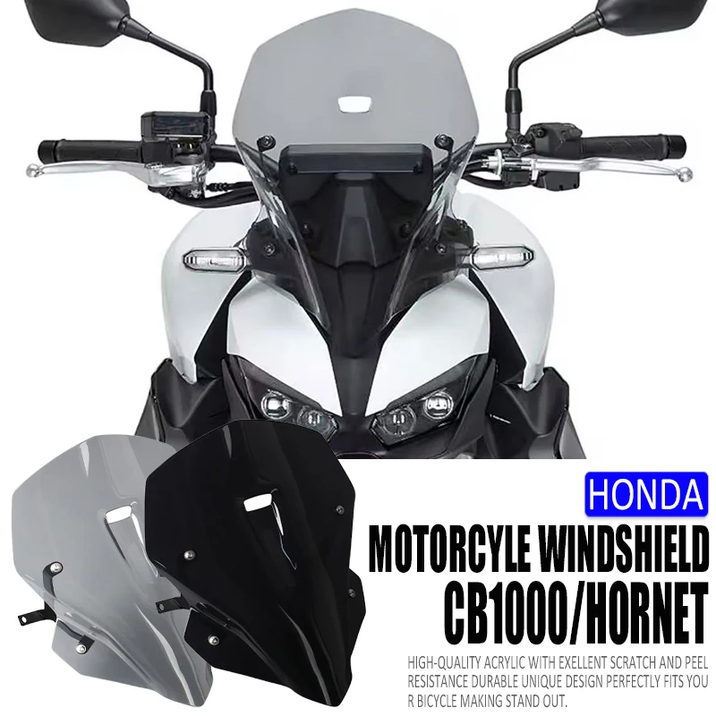 

Motorcycle Windshield Windscreen Acrylic Deflector Screen Visor Wind Air Fairing For Honda CB1000 CB 1000 Hornet SP 2025 3 Color