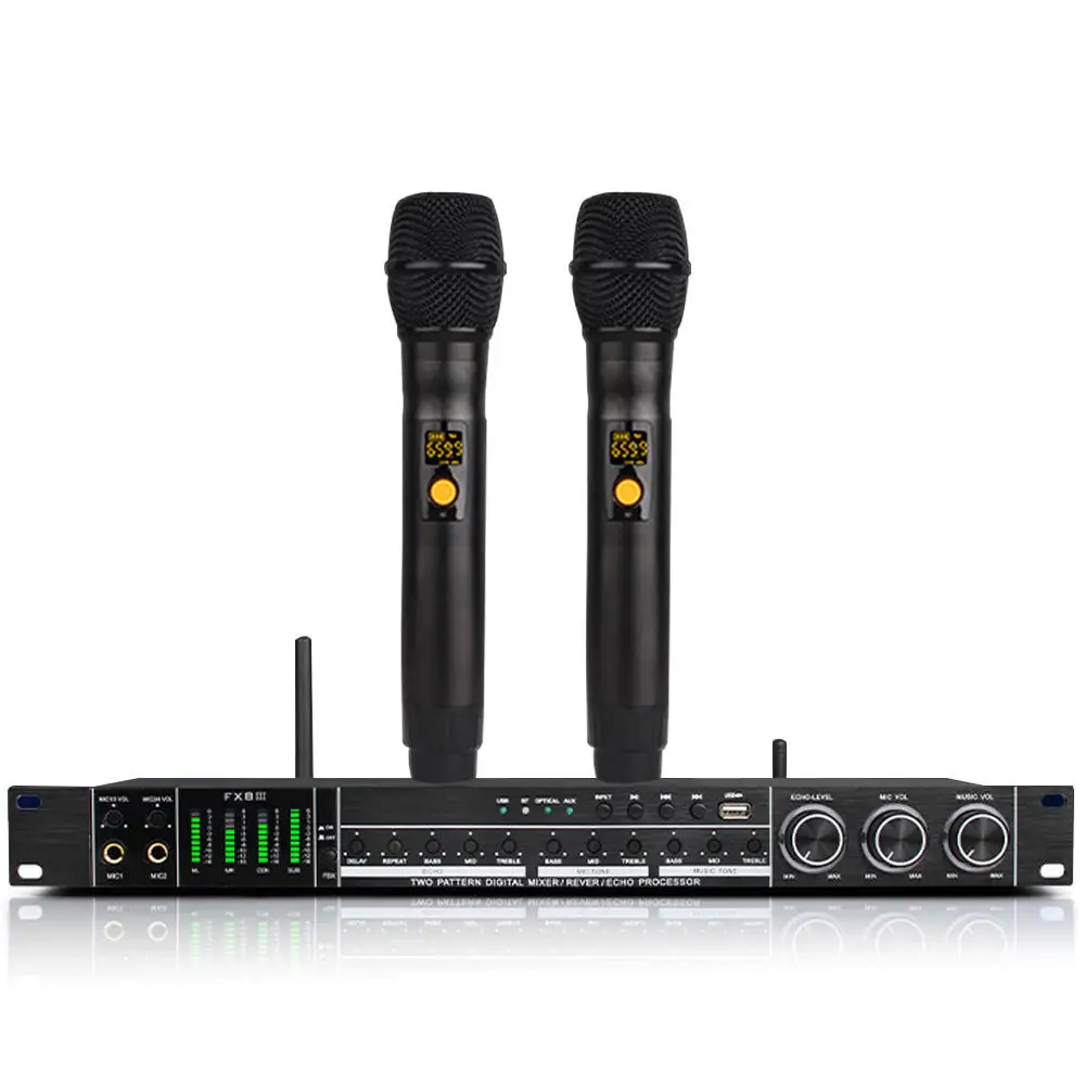 

Wireless Audio Processing Professional Wireless Handheld Microphone With Bluetooch For Karaoke And Home Patry